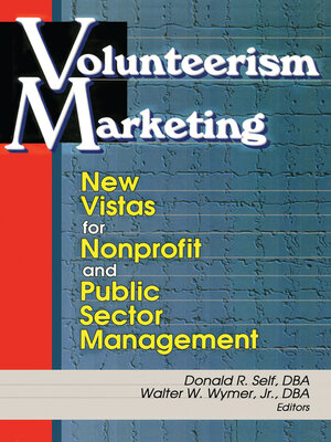 cover image of Volunteerism Marketing